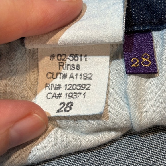 RICH & Skinny Dark Denim Flare Boot Cut Jeans Sz 28 - Picture 6 of 7